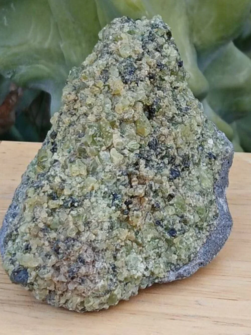 #4 Peridot crystal rock stone gemstone August Birthstone Chakra Healing